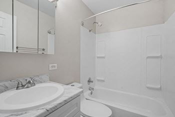 Spacious bathrooms